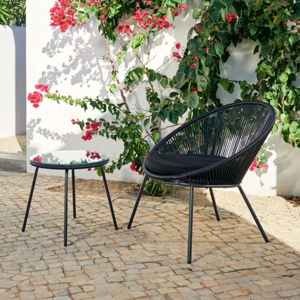 ACAPULCO Chaise Lounge Set De 2 Sable