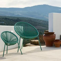 ACAPULCO Chaise Pour Enfants Aqua
