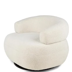 AGNES Plaid Blanc Cassé