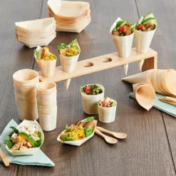 APERO ECO Coupelles Set De 20 Naturel