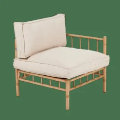 BAMBOLETTE Fauteuil De Coin Aspect Bambou