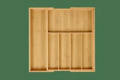 BAMBOO Organisateur Tiroir Escamotable Naturel