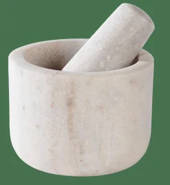 BEIGE GRANITE Mortier Avec Pilon Beige