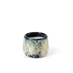 CERAMIC Bougie En Pot Bleu
