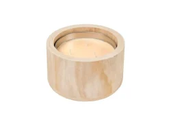 CITRONELLA WOOD Bougie De Jardin Beige