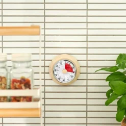 CUISINO Minuteur Rétro Avec Aimant Sable