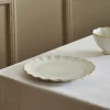 DAHLIA Assiette Blanc