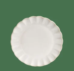 DAHLIA Assiette Blanc