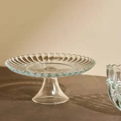 DAHLITA Plat à Gâteau Transparent