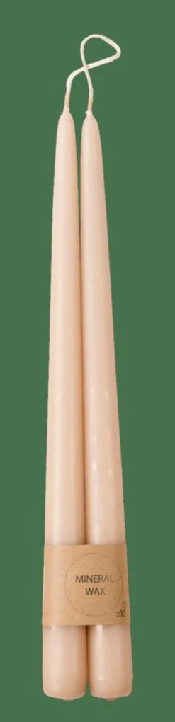 DUO Bougies Dîner Set De 2 Beige