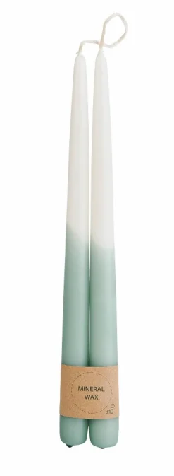 DUO Bougies Dîner Set De 2 Brun