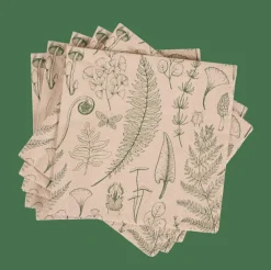 ECO NATURE Set De 20 Serviettes Multicolore