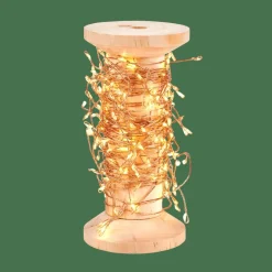 ELLI Guirlande Lumineuse Cluster 200 LED Cuivre