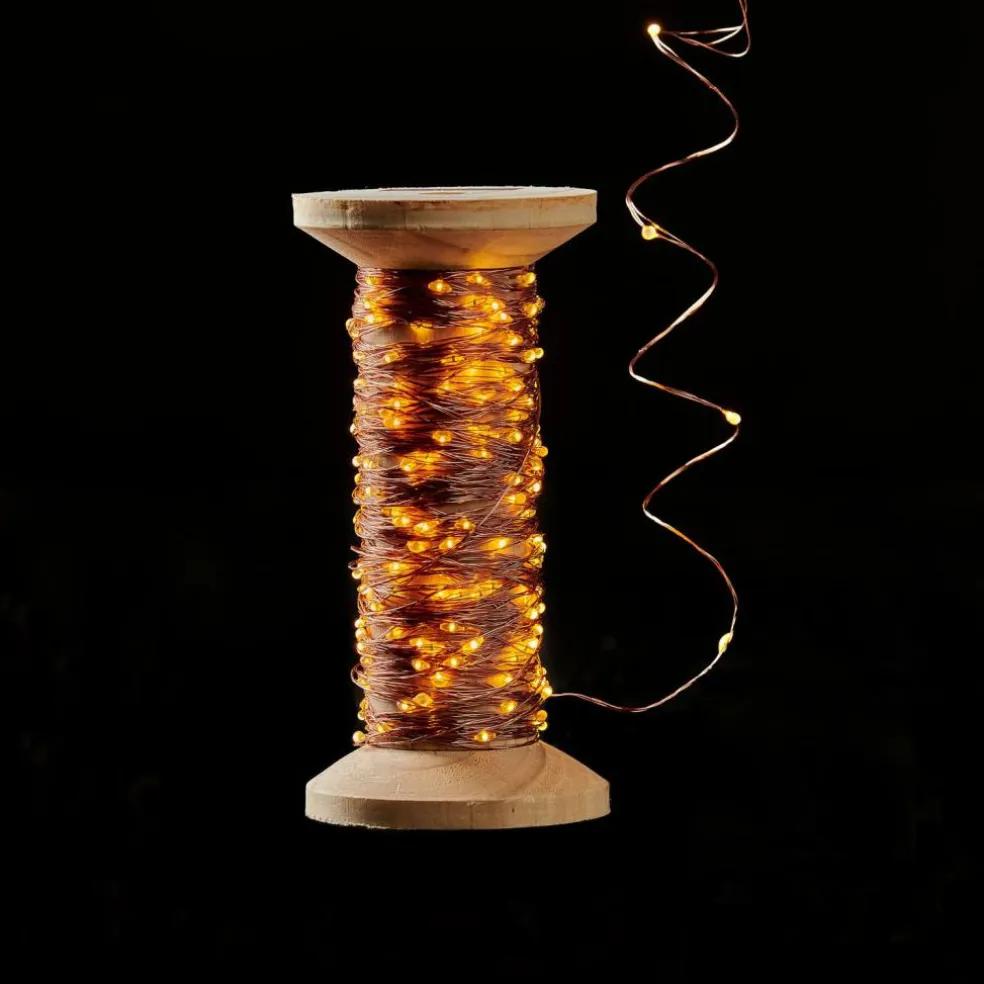 ELLI Guirlande Lumineuse Cuivre