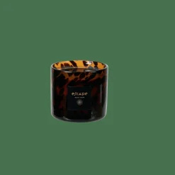 ESCAPE BLACK OUDH Bougie Parfumée Dans Un Verre Noir, Brun, Multicolore