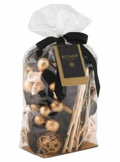 ESCAPE BLACK OUDH Bougies Chauffe-plat Parfumées Set De 9 Noir