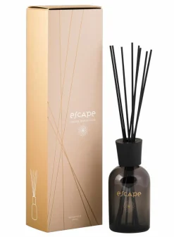 ESCAPE INDIAN INSPIRATION Bougie Parfumée Dans Un Verre Blanc, Beige, Multicolore