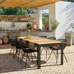 ETHAN & LOIC Set De Jardin Noir