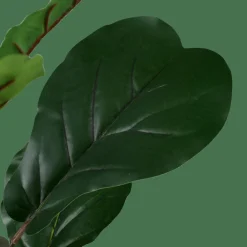 FIGI Plante Artificielle Noir, Vert Foncé