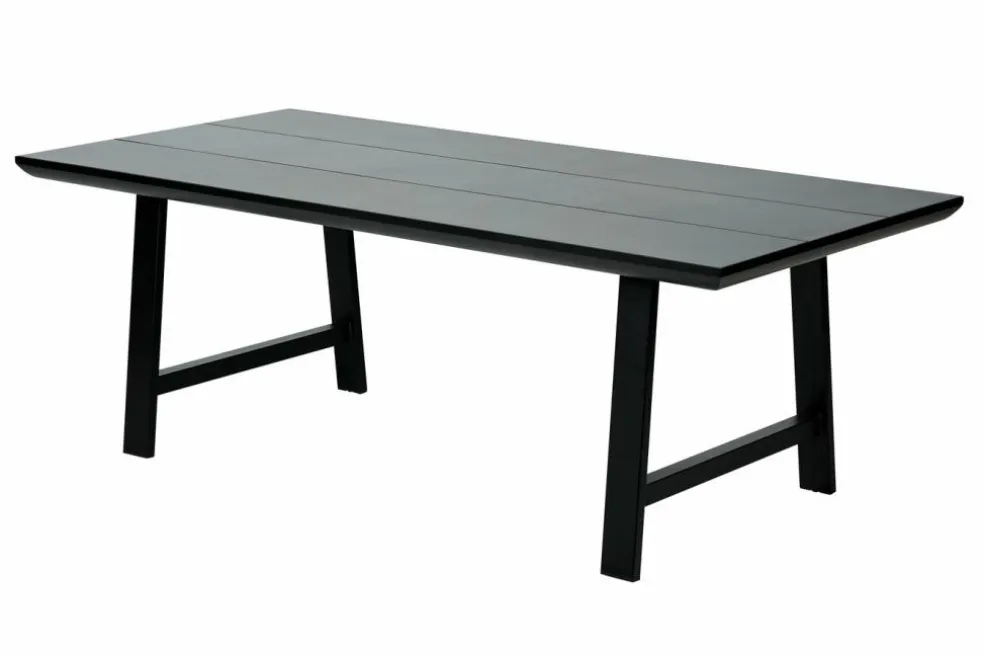 FORMAX Table De Jardin Avec Pieds A Noir