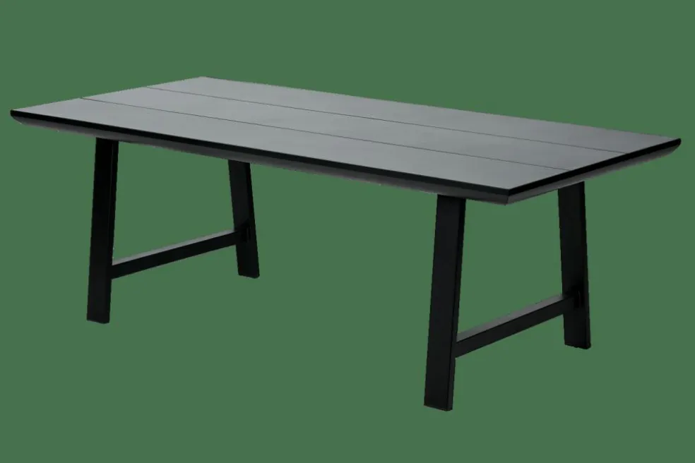 FORMAX Table De Jardin Avec Pieds A Noir