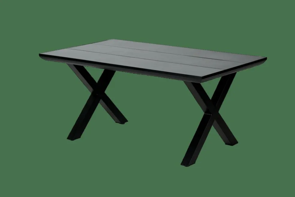 FORMAX Table De Jardin Avec Pieds Noir