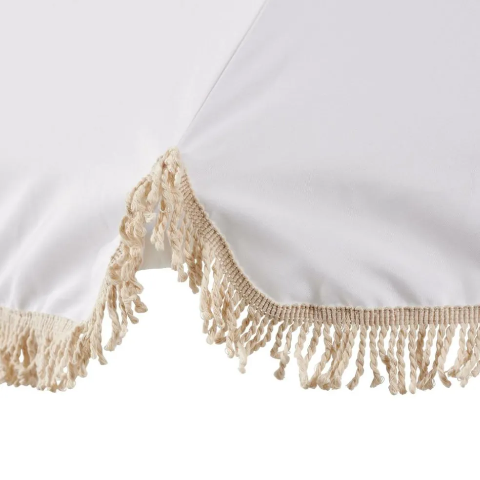 FRANJA Parasol Sans Pied De Parasol Blanc