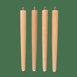 FRIDA / FRAY Pieds Set/4 Eucalypt Naturel