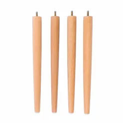 FRIDA / FRAY Set De 4 Pieds Teck Naturel