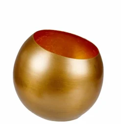 GIMINI Support Bougie Chauffe-plat Doré