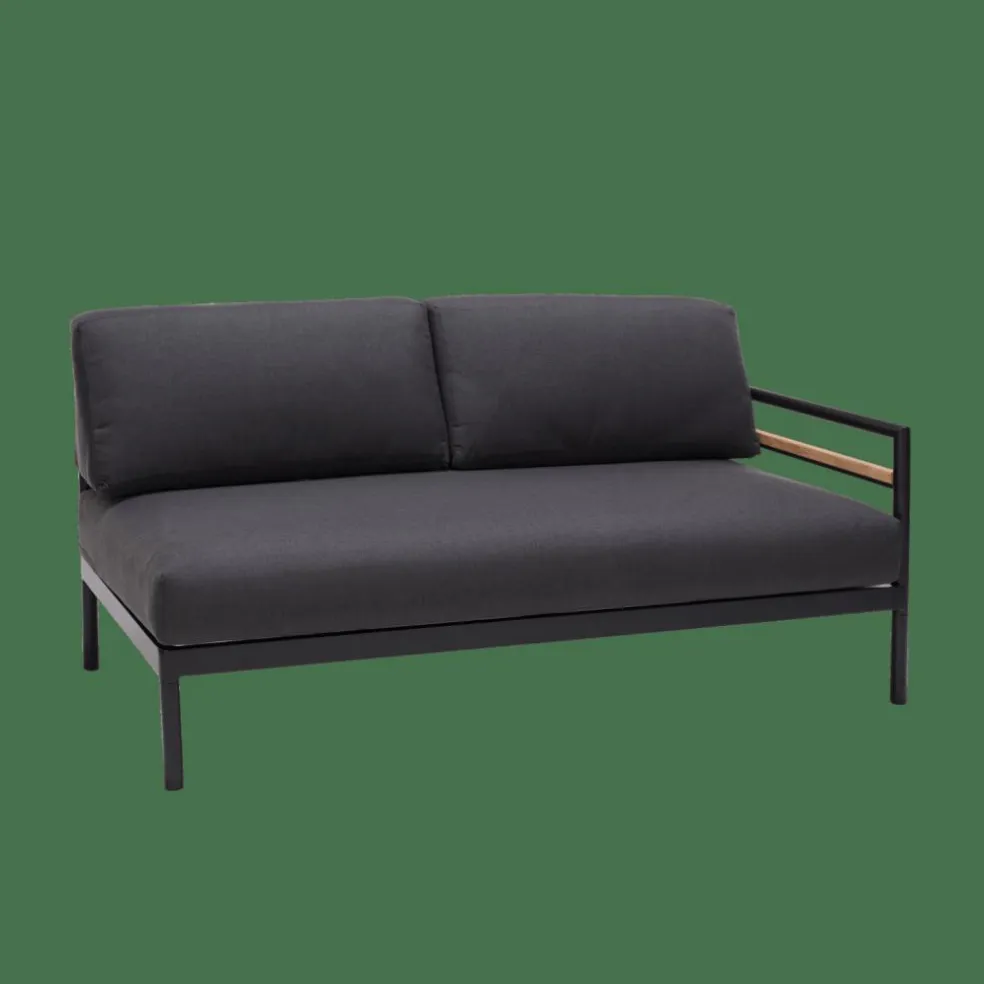 HANNA Lounge Teck Banc Noir