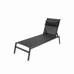 HUGO Chaise Longue Set De 2 Noir