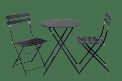 IMPERIAL Table Pliante Rond Noir