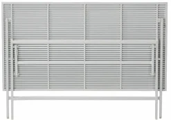 JESSE Ensemble Bistrot Rectangulaire Blanc