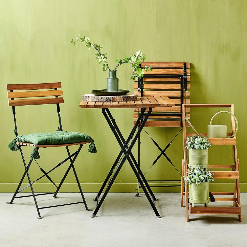 KAPAS Table Pliante Naturel