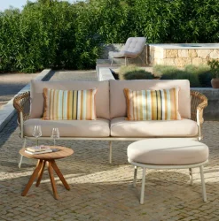 LARGOW Salon De Jardin Sable