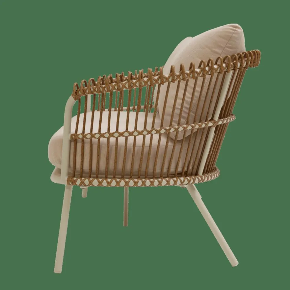 LARGOW Salon De Jardin Sable