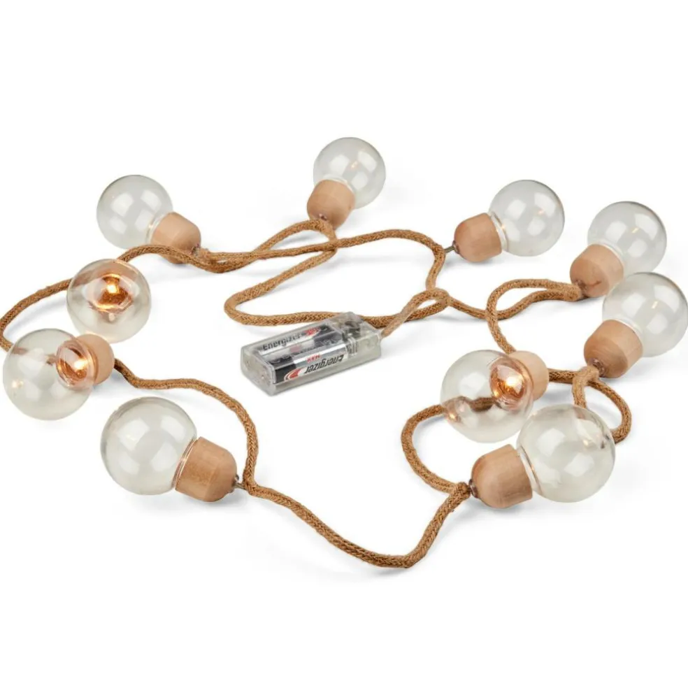 LUMIERE Guirlande Lumineuse Transparent, Naturel