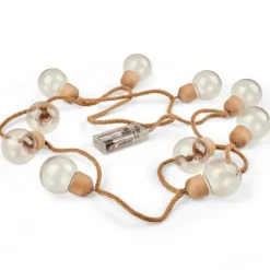 LUMIERE Guirlande Lumineuse Transparent, Naturel