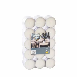 LUZ Support Bougie Chauffe-plat Blanc