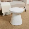 MAGNUS Table D'appoint Blanc
