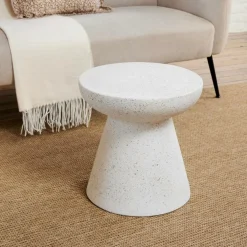 MAGNUS Table D'appoint Blanc