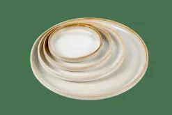 MINERAL MARBLE Assiette Blanc
