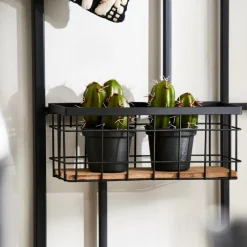 MODULAR Panier En Fil Noir