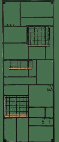 MODULAR Panier En Fil Noir