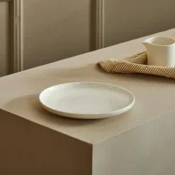 MOON Assiette Blanc