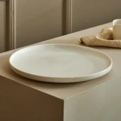 MOON Assiette Blanc