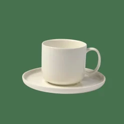 MOON Tasse Et Soucoupe 20 CL Blanc