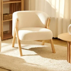 MORRIS Fauteuil Blanc