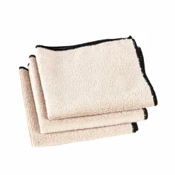 MULTI Chiffon Microfibre Set De 3 Noir